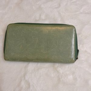 👛Sea Green Leather Wallet by Prague